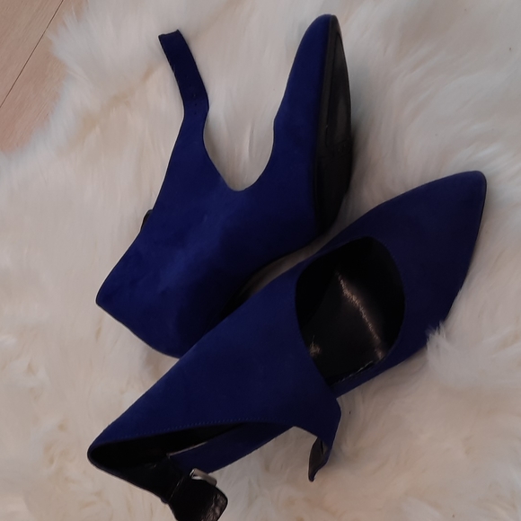 Nine West blue suede shoes - Picture 4 of 12